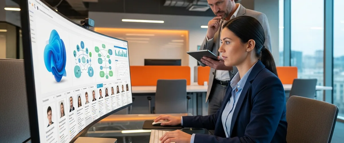 Technology recruiters reviewing SAP consultant candidate profiles for the top SAP recruiting firms 2026 guide