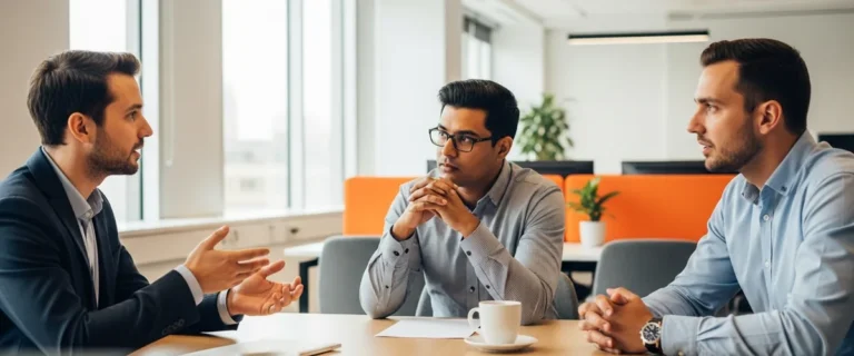 Data engineering hiring managers discussing Snowflake recruiting firm selection in 2026