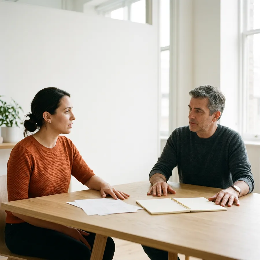 Workday HCM consultant and an HR operations manager working through security group assignments on printed sheets