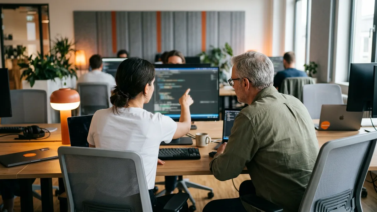 Application security engineer pairing with a software developer to remediate a vulnerability