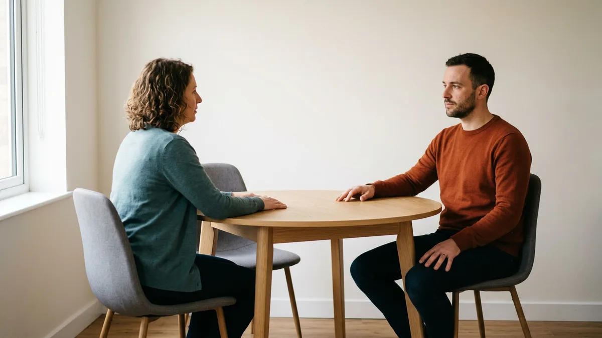 An analyst and a data engineer at a bare table writing the validation library for a document extraction pipeline