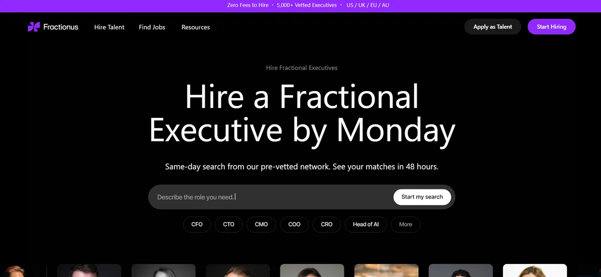 Fractionus fractional CDO placement firm website 2026