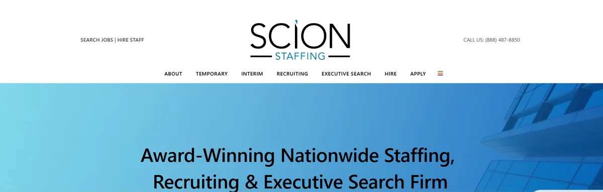 Scion Staffing ClearlyRated Best of Staffing Diamond award winner 2026