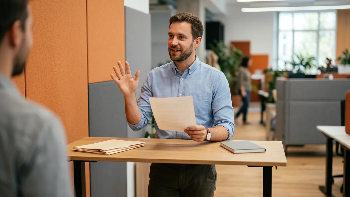 Recruiter calling candidates from a private talent pool to keep a direct sourcing pipeline warm